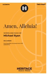 Amen, Alleluia! Two-Part choral sheet music cover